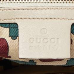 Pre Owned Gucci Cream Guccissima Leather 85th Anniversary Hobo