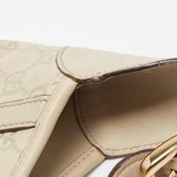 Pre Owned Gucci Cream Guccissima Leather 85th Anniversary Hobo