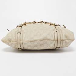 Pre Owned Gucci Cream Guccissima Leather 85th Anniversary Hobo