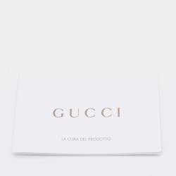 Pre Owned Gucci Camel Pebbled Leather Marrakech Clutch