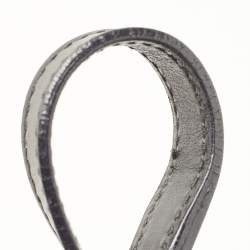 Pre Owned Gucci Green GG Canvas and Leather Tote