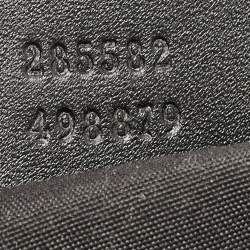 Pre Owned Gucci Green GG Canvas and Leather Tote