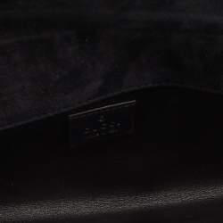 Pre Owned حقيبة كلتش غوتشي برودواي جلد مايكروغوتشيسيما لامع صغيرة