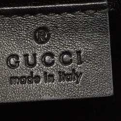 Pre Owned حقيبة كلتش غوتشي برودواي جلد مايكروغوتشيسيما لامع صغيرة