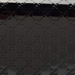 Pre Owned حقيبة كلتش غوتشي برودواي جلد مايكروغوتشيسيما لامع صغيرة