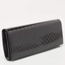 Pre Owned حقيبة كلتش غوتشي برودواي جلد مايكروغوتشيسيما لامع صغيرة