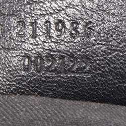 Pre Owned Gucci Black GG Canvas Medium New Ladies Web Tote