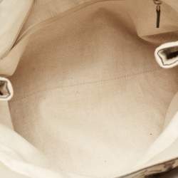 مملوكة مسبقًا Gucci Beige GG Canvas and Leather Medium Sukey Tote