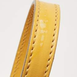 Gucci Yellow Diamante Leather Satchel
