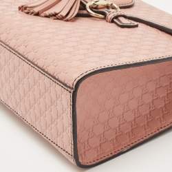 Gucci Pink Microguccissima Leather Medium Emily Chain Shoulder Bag