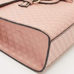 Gucci Pink Microguccissima Leather Medium Emily Chain Shoulder Bag