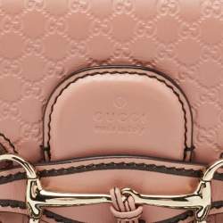 Gucci Pink Microguccissima Leather Medium Emily Chain Shoulder Bag