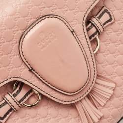 Gucci Pink Microguccissima Leather Medium Emily Chain Shoulder Bag