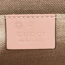 Gucci Pink Microguccissima Leather Medium Emily Chain Shoulder Bag
