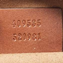 مملوكة مسبقًا Gucci Brown/Beige GG Supreme Canvas and Leather Mini Chain Bag