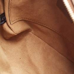 مملوكة مسبقًا Gucci Brown/Beige GG Supreme Canvas and Leather Mini Chain Bag