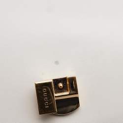 Pre Owned Gucci Off White Leather Small Web Sylvie Shoulder Bag