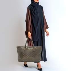 Pre Owned Gucci Bronze GG Coated Canvas Imprime Tote