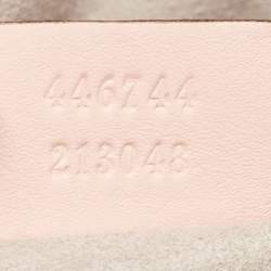 Gucci Light Pink Matelassé Leather Mini GG Marmont Shoulder Bag