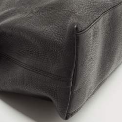 Pre Owned Gucci Black Grained Leather Medium Chain Soho Shoulder Bag