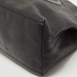 Pre Owned Gucci Black Grained Leather Medium Chain Soho Shoulder Bag