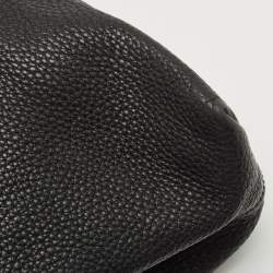 Pre Owned Gucci Black Grained Leather Medium Chain Soho Shoulder Bag