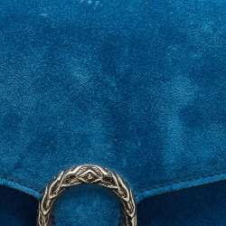 Gucci Blue Suede Dionysus Wallet On Chain