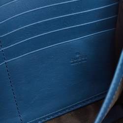 Gucci Blue Suede Dionysus Wallet On Chain