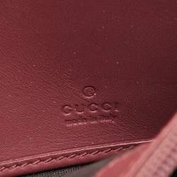 Gucci Multicolor GG Supreme Canvas and Leather Blooms Continental Wallet 