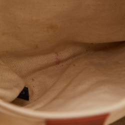 Pre Owned Gucci Orange Guccissima Leather Sukey Tote