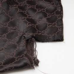 مملوكة مسبقًا Gucci Black GG Canvas and Leather Braided Handle Tote