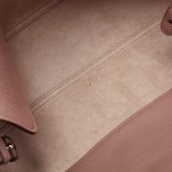 Pre Owned Gucci Old Rose Leather Medium Soft Jackie Tote