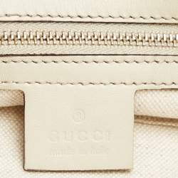 Pre Owned Gucci Beige/Brown GG Canvas and Leather Mayfair Bow Crossbody Bag