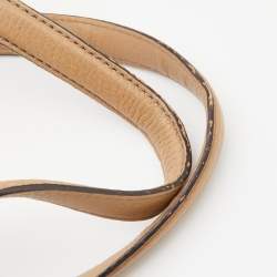 Pre Owned Gucci Beige Leather Soho Working Tote