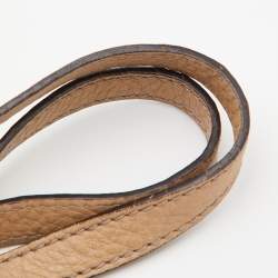 Pre Owned Gucci Beige Leather Soho Working Tote