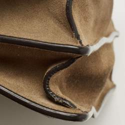 Pre Owned Gucci Beige Suede and Leather Medium Dionysus Shoulder Bag