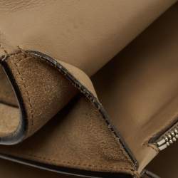 Pre Owned Gucci Beige Suede and Leather Medium Dionysus Shoulder Bag