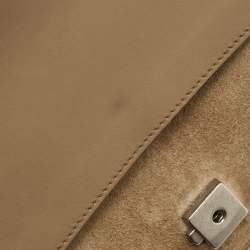 Pre Owned Gucci Beige Suede and Leather Medium Dionysus Shoulder Bag