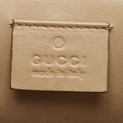 Pre Owned Gucci Beige Suede and Leather Medium Dionysus Shoulder Bag
