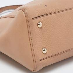 Pre Owned Gucci Beige Leather Soho Tassel Tote