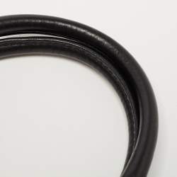 Pre Owned Gucci Beige/Black GG Canvas and Leather Medium Sukey Tote