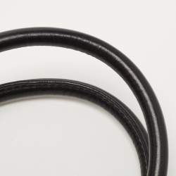 Pre Owned Gucci Beige/Black GG Canvas and Leather Medium Sukey Tote