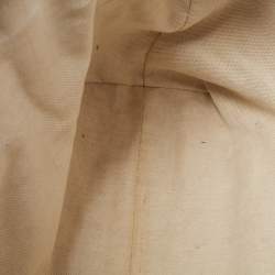 Pre Owned Gucci Beige/Black GG Canvas and Leather Medium Sukey Tote