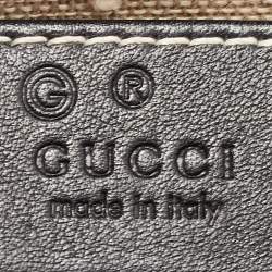 Pre Owned Gucci Black Guccissima Leather Emily Chain Shoulder Bag