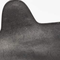 Pre Owned Gucci Black Guccissima Leather Emily Chain Shoulder Bag