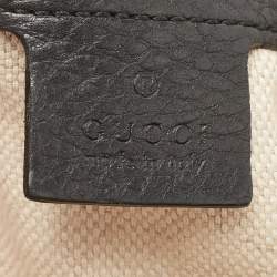 Gucci Black Leather Medium Soho Chain Shoulder Bag