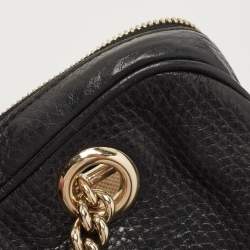 Gucci Black Leather Medium Soho Chain Shoulder Bag