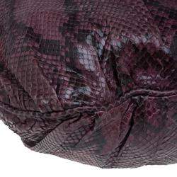 مملوكة مسبقًا حقيبة غوتشي جلد ثعبان أرجواني هيستيريا هوبو