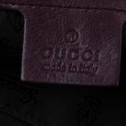 مملوكة مسبقًا حقيبة غوتشي جلد ثعبان أرجواني هيستيريا هوبو