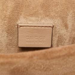 Pre Owned Gucci Beige GG Supreme Canvas and Suede Mini Dionysus Shoulder Bag